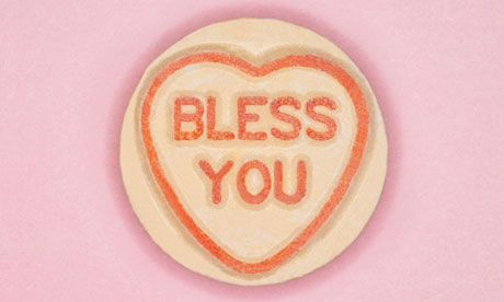 Love Hearts with 'Bless you' (Demo)
